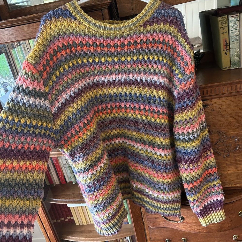 St. John's Bay Vibrant Striped Sweater Size XXL